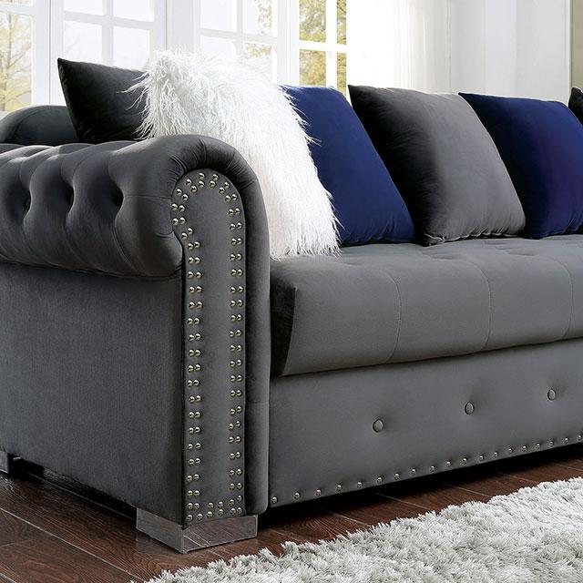 WILMINGTON Sectional, Gray - Visions in Furniture (La Mirada, CA)