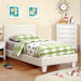 Winn Park Bed Espresso, Velvet, & White - Visions in Furniture (La Mirada, CA)