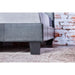 Winn Park Cal.King, E.King, Twin, & Full Bed Chrome, Gray, Brown, & Chrome - Visions in Furniture (La Mirada, CA)