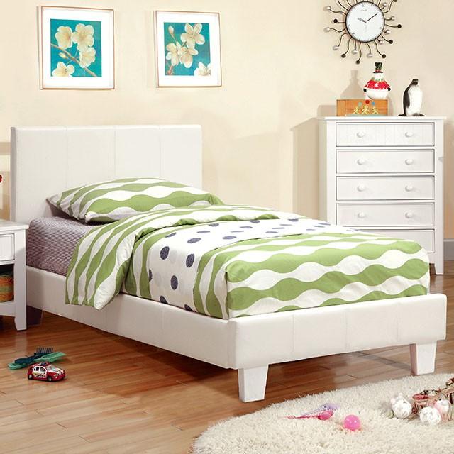 Winn Park Cal.King, E.King, Twin, & Full Bed Chrome, Gray, Brown, & Chrome - Visions in Furniture (La Mirada, CA)