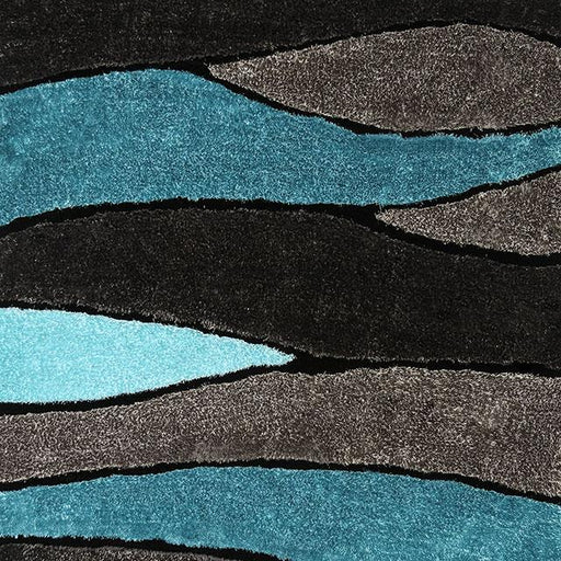 Winnipeg Gray/Blue 5' X 8' Area Rug - Visions in Furniture (La Mirada, CA)