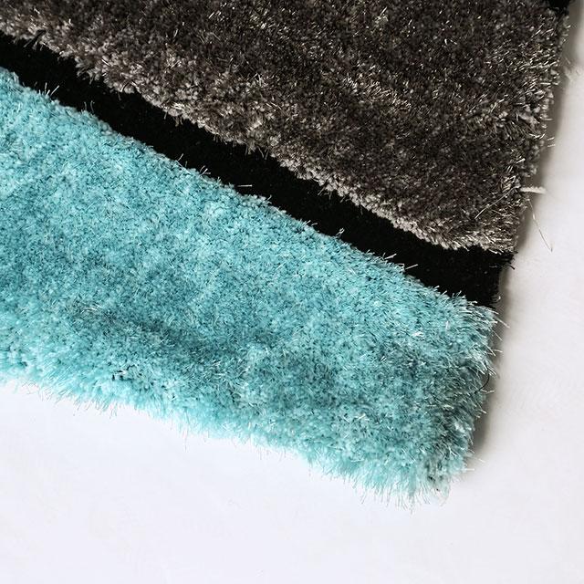 Winnipeg Gray/Blue 5' X 8' Area Rug - Visions in Furniture (La Mirada, CA)