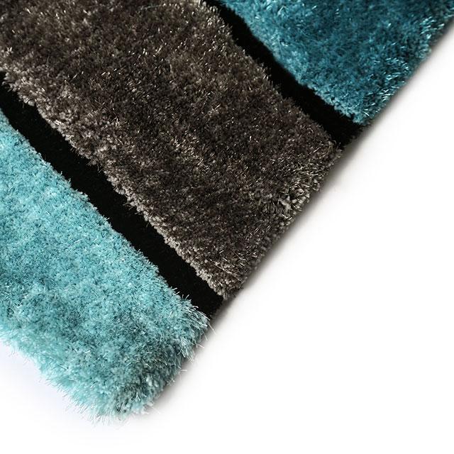 Winnipeg Gray/Blue 5' X 8' Area Rug - Visions in Furniture (La Mirada, CA)