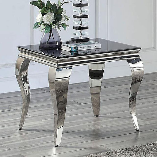 WETZIKON End Table, Black - Visions in Furniture (La Mirada, CA)