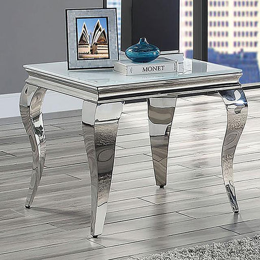 WETZIKON End Table, White - Visions in Furniture (La Mirada, CA)
