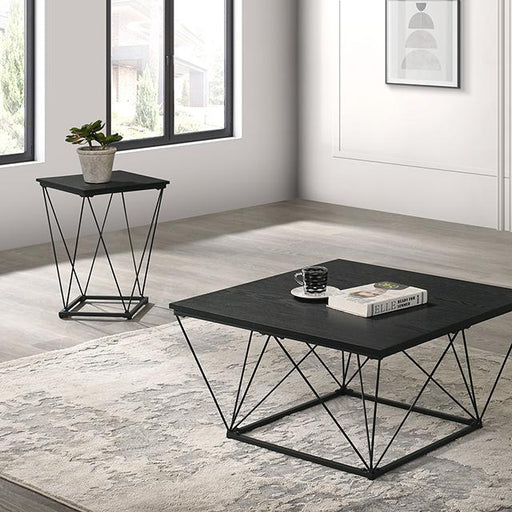 Whetstone 3 Pc. Table Set Black - Visions in Furniture (La Mirada, CA)