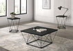 Whetstone 3 Pc. Table Set Black - Visions in Furniture (La Mirada, CA)