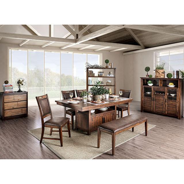 Wichita Light Walnut Dining Table - Visions in Furniture (La Mirada, CA)