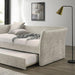 Yuri Twin Daybed w/ Trundle Beige - Visions in Furniture (La Mirada, CA)