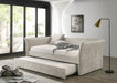 Yuri Twin Daybed w/ Trundle Beige - Visions in Furniture (La Mirada, CA)