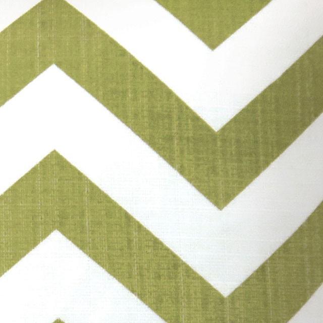ZOE 22" X 22" Pillow, Green Chevron (2/CTN) - Visions in Furniture (La Mirada, CA)