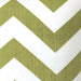 ZOE 22" X 22" Pillow, Green Chevron (2/CTN) - Visions in Furniture (La Mirada, CA)