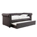 LEANNA Gray Full Daybed w/ Trundle, Gray - Visions in Furniture (La Mirada, CA)