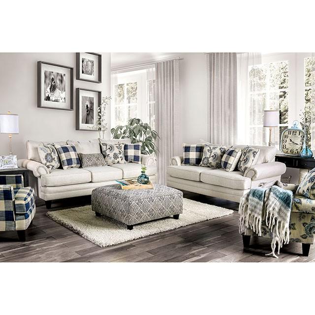 Nash Ivory Sofa - Visions in Furniture (La Mirada, CA)