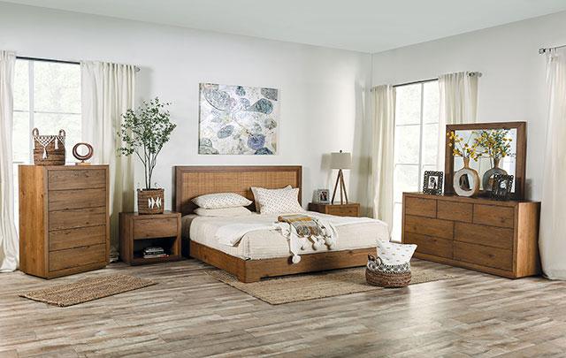 LEIRVIK Mirror, Light Walnut - Visions in Furniture (La Mirada, CA)