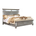 Salamanca Silver Cal.King & Queen Bed - Visions in Furniture (La Mirada, CA)