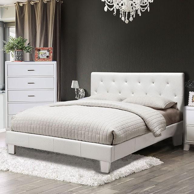 Velen Black Cal.King, E.King, Full, & Twin Bed Black & White - Visions in Furniture (La Mirada, CA)
