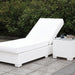 Somani Adjustable Chaise + End Table - Visions in Furniture (La Mirada, CA)