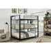 Olga I Antique Black Full/Full Bunk Bed - Visions in Furniture (La Mirada, CA)