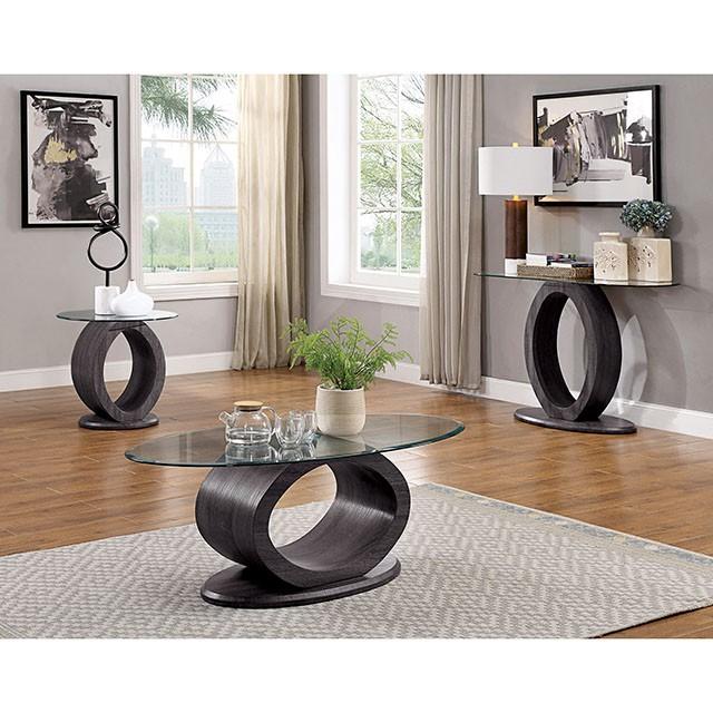Lodia Gray End Table - Visions in Furniture (La Mirada, CA)