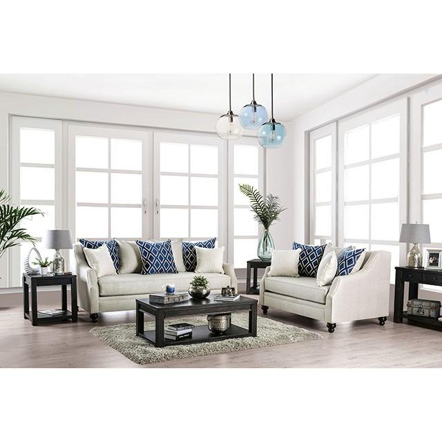 Nefyn Ivory Sofa - Visions in Furniture (La Mirada, CA)