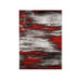 Sivas Gray/Red 8' X 10' Area Rug - Visions in Furniture (La Mirada, CA)