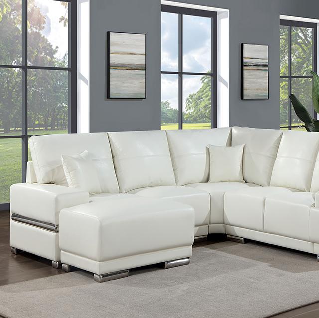 ALTHEA Sectional, White - Visions in Furniture (La Mirada, CA)