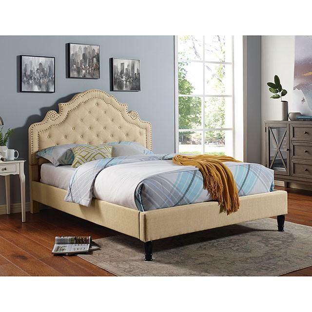 Aubree Cal.King & E.King Bed - Visions in Furniture (La Mirada, CA)