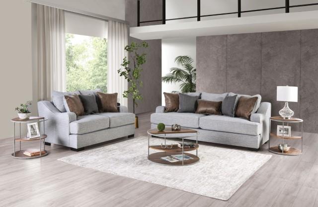 SKYLINE Sofa, Light Gray/Brown - Visions in Furniture (La Mirada, CA)