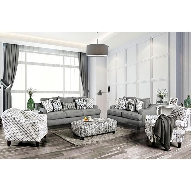 Verne Bluish Gray Sofa - Visions in Furniture (La Mirada, CA)