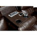 Listowel Brown Love Seat - Visions in Furniture (La Mirada, CA)