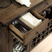 PAULINA Rustic Walnut Dining Table - Visions in Furniture (La Mirada, CA)