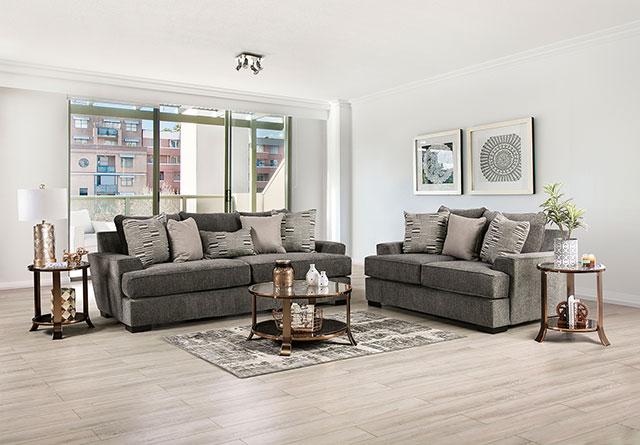 HOLBORN Sofa, Gray - Visions in Furniture (La Mirada, CA)