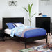 LENNART II Black & White Cal.King, E.King, Full, Queen, Twin Bed - Visions in Furniture (La Mirada, CA)