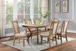 UPMINSTER Side Chair (2/CTN), Natural Tone/Beige - Visions in Furniture (La Mirada, CA)