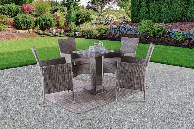 Aminta Patio Bistro Set (3 & 5 PC) - Visions in Furniture (La Mirada, CA)