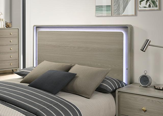 Rainier Queen Bedroom Set Gray - Visions in Furniture (La Mirada, CA)