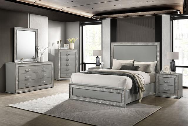Cassiopeia E.King & Queen Bed Squre & Circular - Visions in Furniture (La Mirada, CA)
