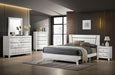MAGDEBURG Cal.King Bed, Black & White - Visions in Furniture (La Mirada, CA)