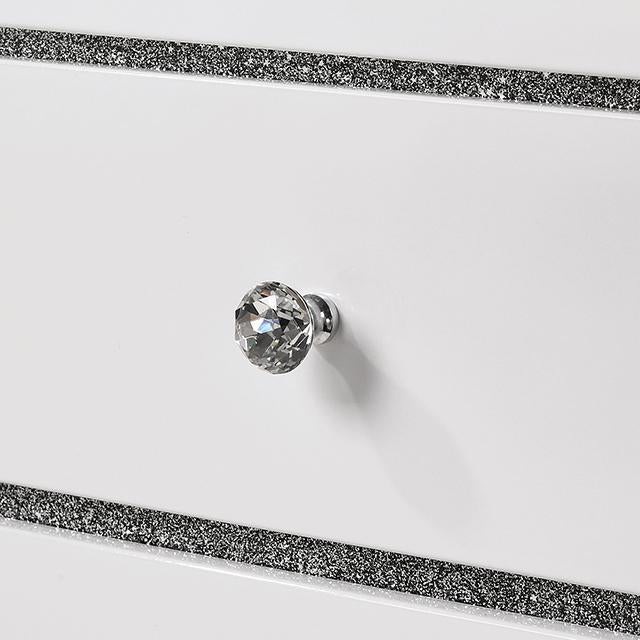MAGDEBURG Cal.King Bed, Black & White - Visions in Furniture (La Mirada, CA)