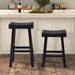 Biasca 29" Stool (2/CTN) White, Brown, & Black - Visions in Furniture (La Mirada, CA)