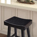 Biasca 24" Stool (2/CTN) White, Brown, & Black - Visions in Furniture (La Mirada, CA)