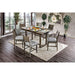 Anton 7 Pc Counter Ht Table Set - Visions in Furniture (La Mirada, CA)