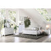 IRIA Vintage White Cal.King, E.King, & Full Bed - Visions in Furniture (La Mirada, CA)