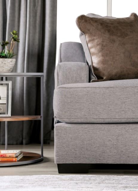 SKYLINE Sofa, Light Gray/Brown - Visions in Furniture (La Mirada, CA)