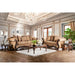 NICANOR Tan/Gold Sofa - Visions in Furniture (La Mirada, CA)