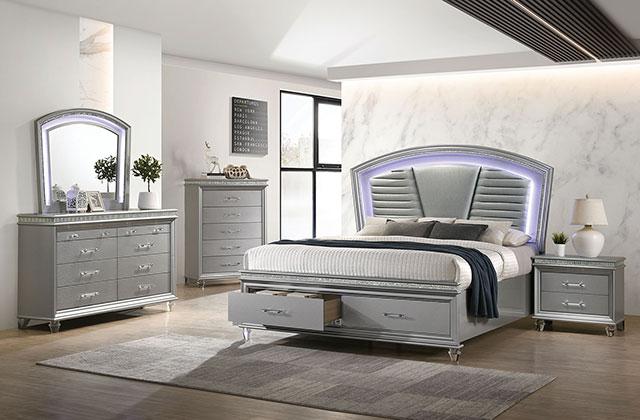 MADDIE Cal.King, E.King, & Queen Bed - Visions in Furniture (La Mirada, CA)