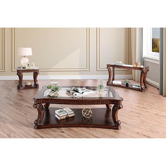 Walworth Dark Oak Sofa Table - Visions in Furniture (La Mirada, CA)