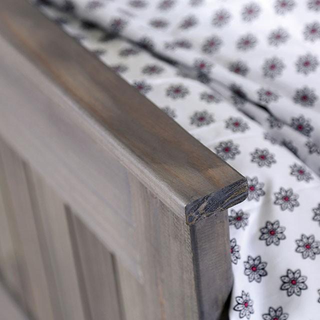 Rockwall Full, Queen, & Twin Bed White, Gray, & White - Visions in Furniture (La Mirada, CA)