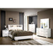 Carlie Bed White & Black - Visions in Furniture (La Mirada, CA)